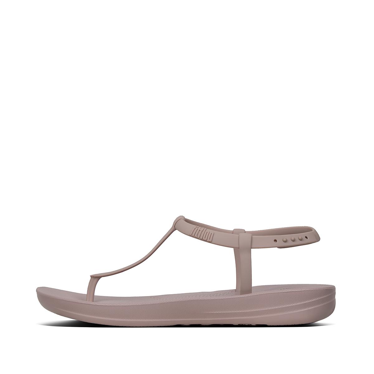 Fitflop Women's IQUSHION Splash Back-Strap Flip Flops - Light Brown, HR7506394